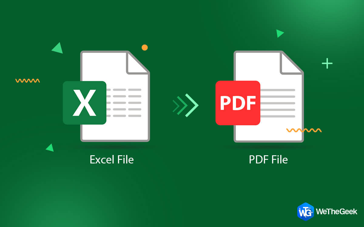 How To Convert Excel Files To PDF