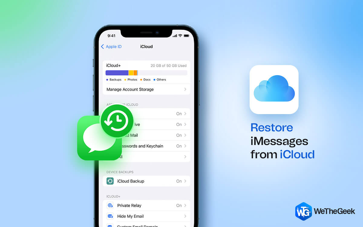 How to Restore Deleted iMessages From iCloud