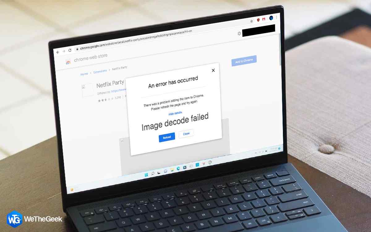 How To Fix the “Image Decode Failed” Error When Installing Extensions on Chrome for Windows