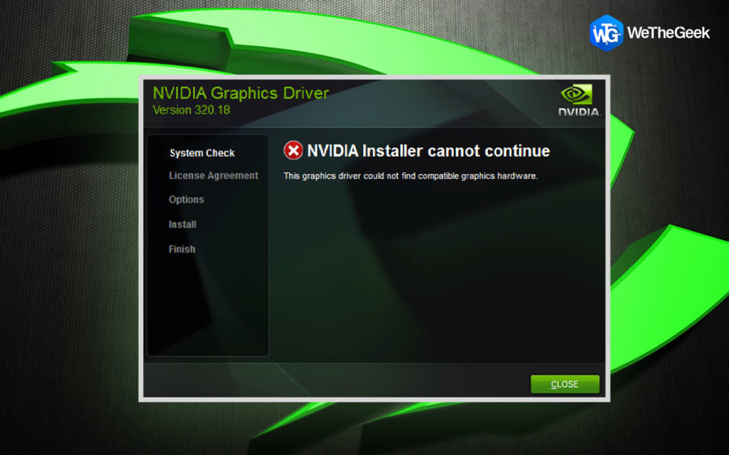 How To Solve NVIDIA Drivers Not Installing Issue