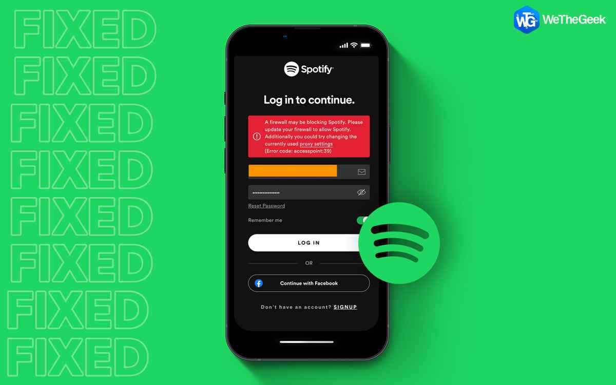 How to Fix Spotify Unable to Login Error