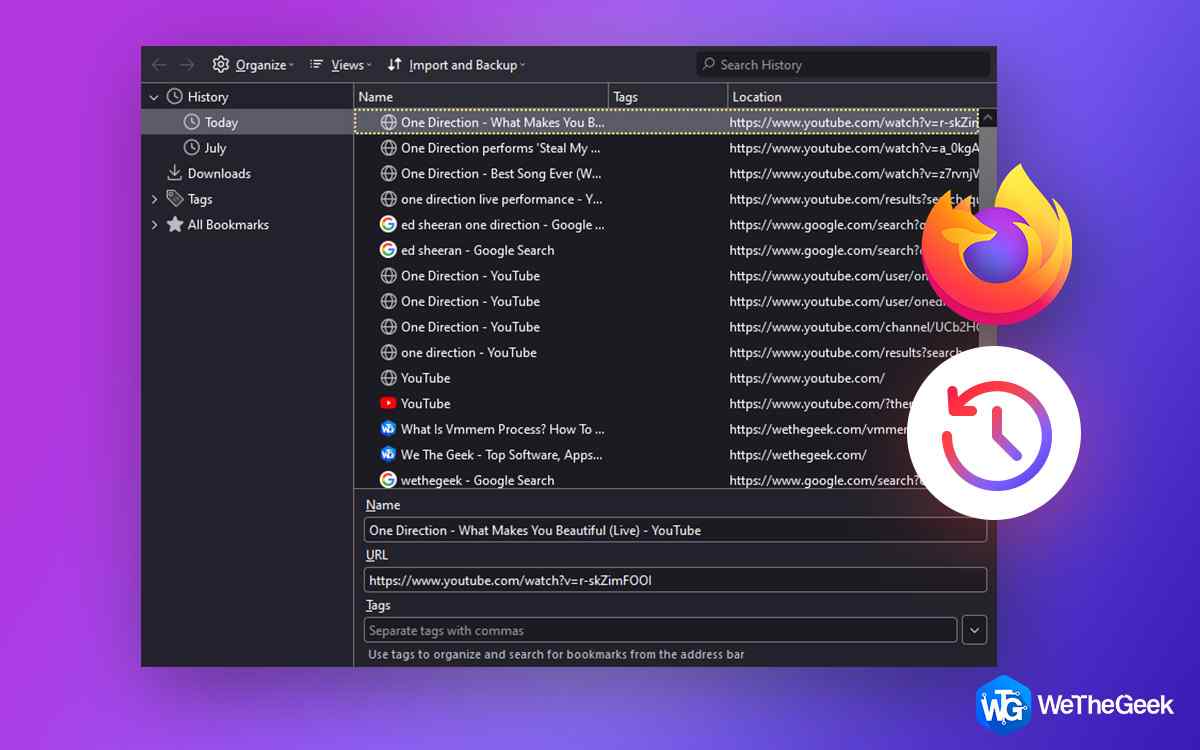 How to Recover Deleted Firefox Browsing History