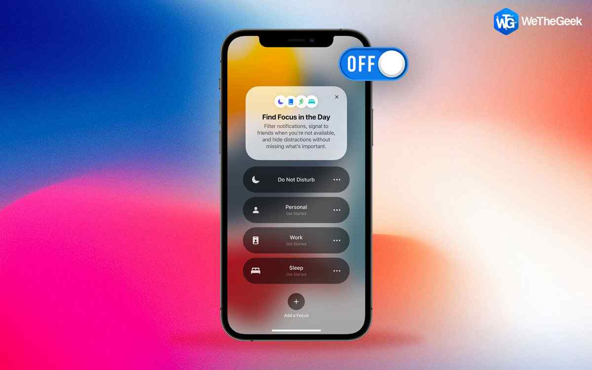 How to Turn Off Focus Mode Sharing Status on iPhone