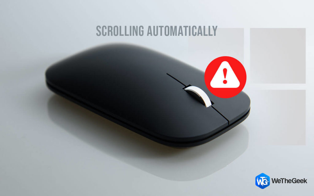 mouse automatically scrolls