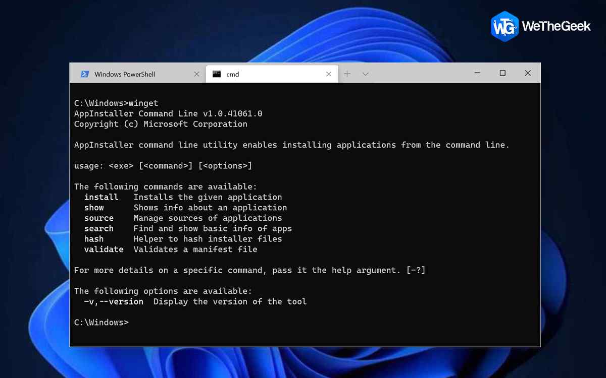 How to Install Apps from Command Prompt or PowerShell