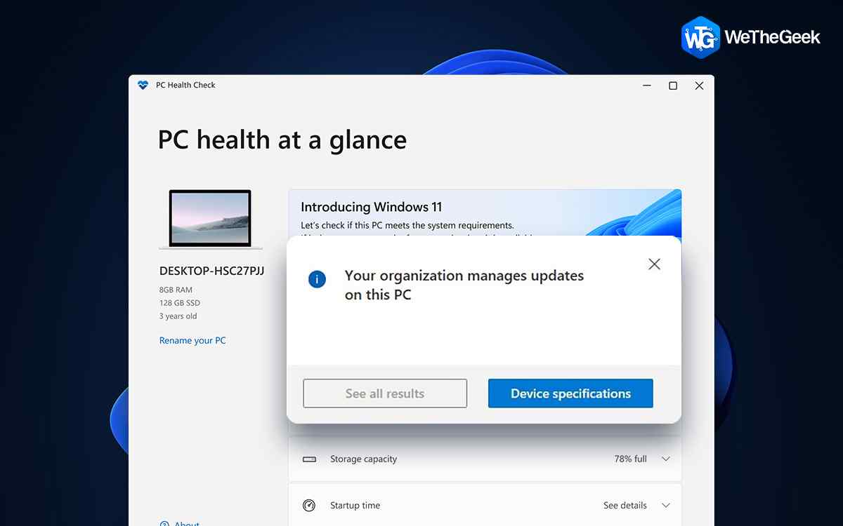 What To Do If PC Health Check Is Not Working On Windows 11/10