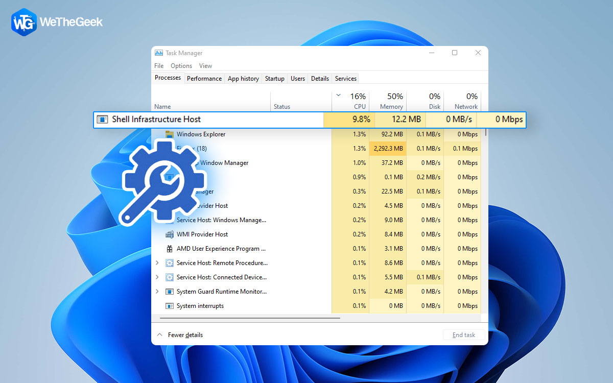How To FIX ‘Shell Infrastructure Host’ High CPU Usage On Windows 11
