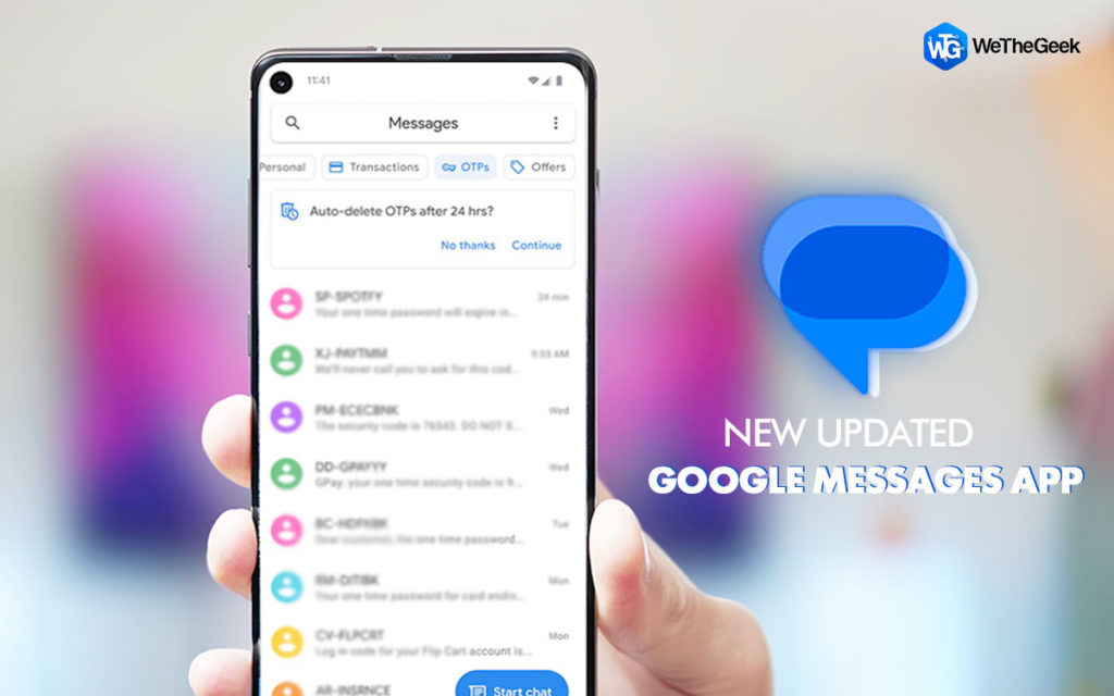 Updated-Google-Messages-App
