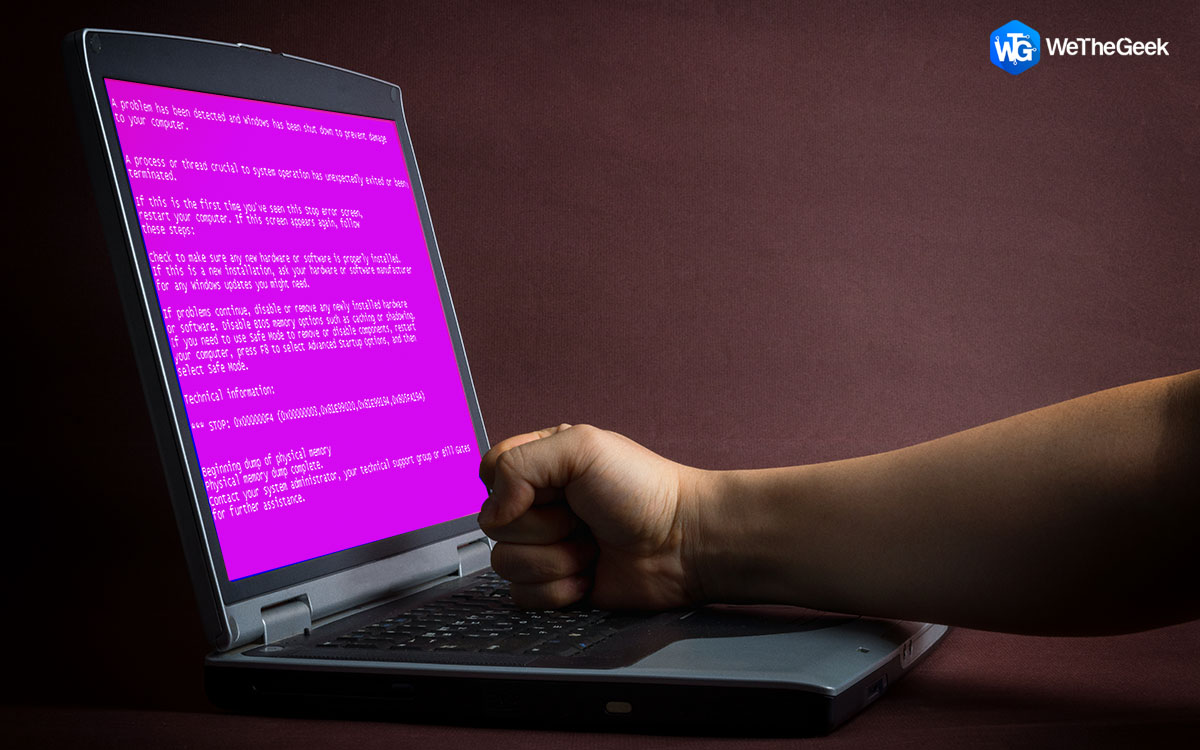 6 Ways to Fix Pink Screen of Death Error on Windows PC